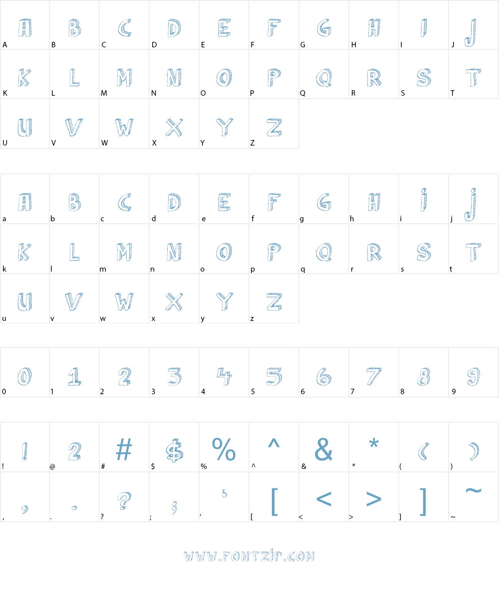 Cul De Sac Font Character